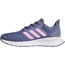 Tênis de corrida infantil Adidas Falcon K violet F36541 tolet 1