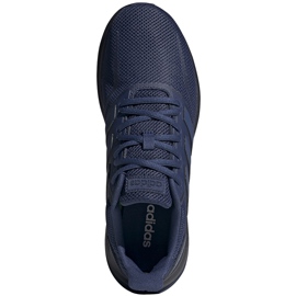 Sapatos masculinos Adidas Runfalcon EG8605 azul marinho 1