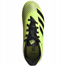 Chuteiras Adidas Predator 20.4 FxG Junior verde-preto EH3037 1