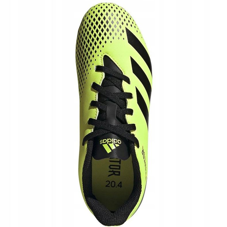 Chuteiras Adidas Predator 20.4 FxG Junior verde-preto EH3037 1