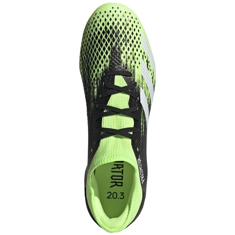 Chuteiras adidas Predator 20.3 L Fg verde e preto EH2922 1