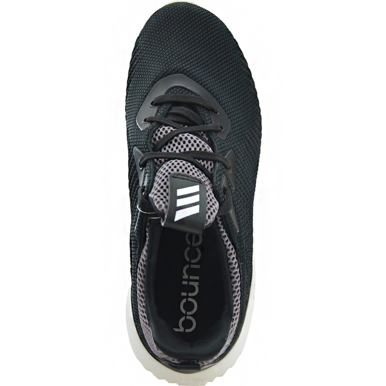 Tênis de corrida Adidas Alphabounce J preto BB7095 1