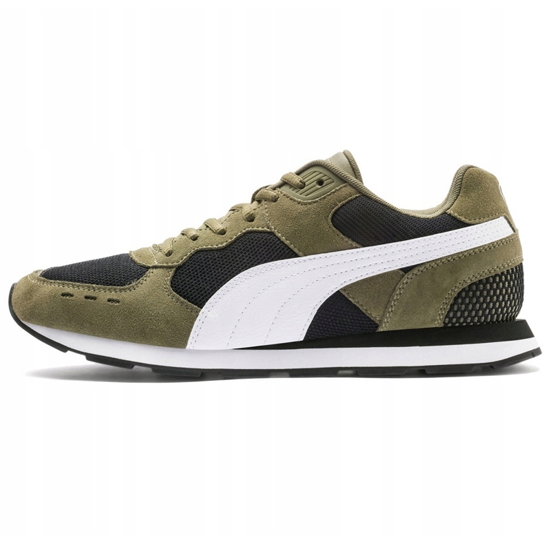 Sapatos masculinos Puma Vista cáqui preto 369365 08 1