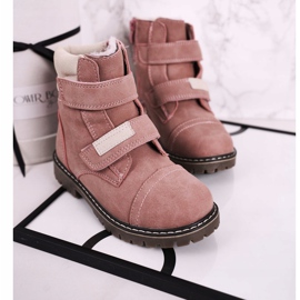 Apawwa Botas caçadores infantis aquecidas com pele rosa Emma 1 Apawwa Botas caçadores infantis aquecidas com pele rosa Emma 1