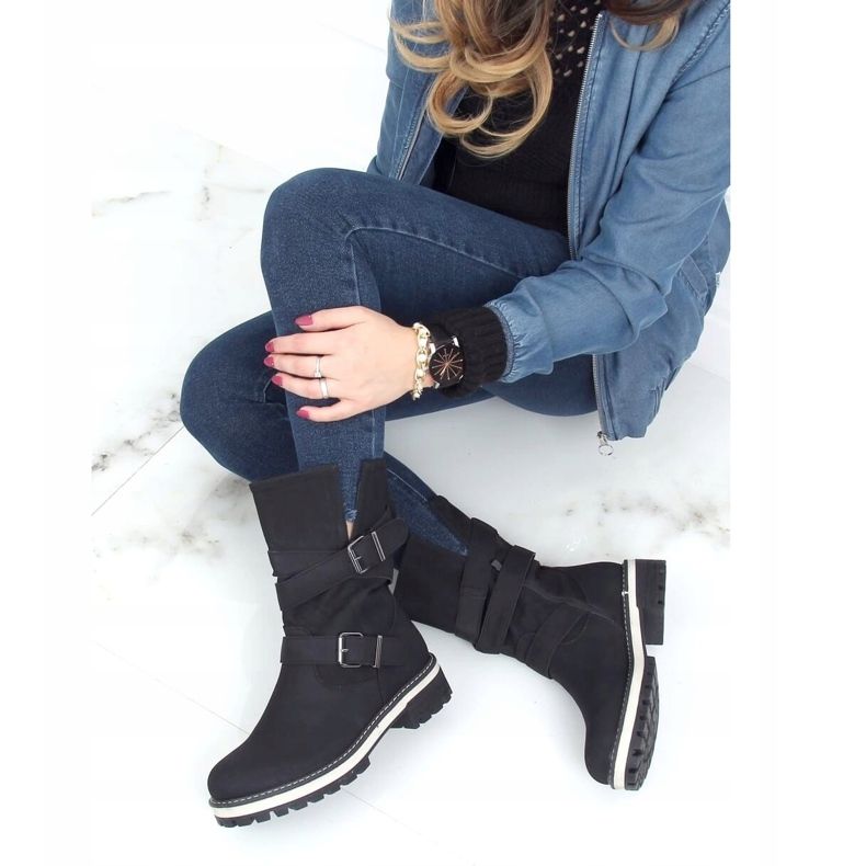 Botas no protetor preto 9671 Preto 2