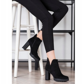Bella Paris Botas de salto alto preto 1