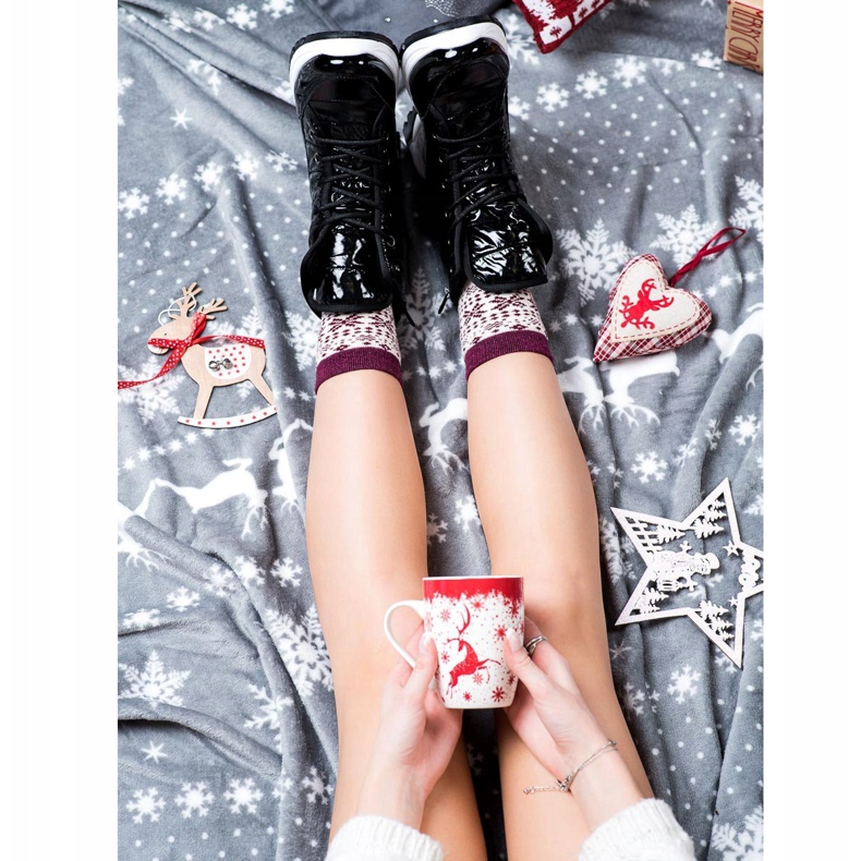 SHELOVET Botas de neve confortáveis preto 1