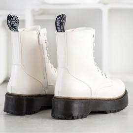SHELOVET Botas quentes na plataforma branco 1
