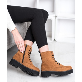 SHELOVET Caçadores de camurça na plataforma castanho 1