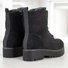 SHELOVET Caçadores de camurça na plataforma preto 1