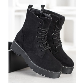 SHELOVET Caçadores de camurça na plataforma preto 2