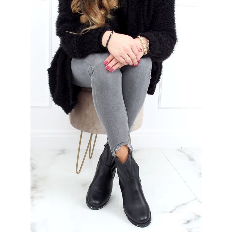 Botas pretas femininas pretas 1268J24 pretas preto 1
