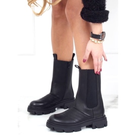 Botas pretas de motocicleta D-5 pretas preto 2