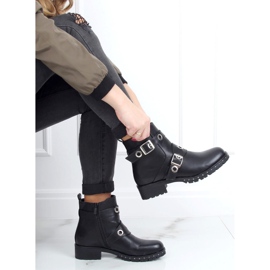 Botas militares pretas X581 Pretas preto 2
