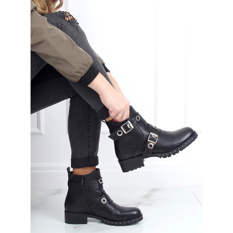 Botas militares pretas X581 Pretas preto 2