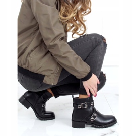 Botas militares pretas X581 Pretas preto 1