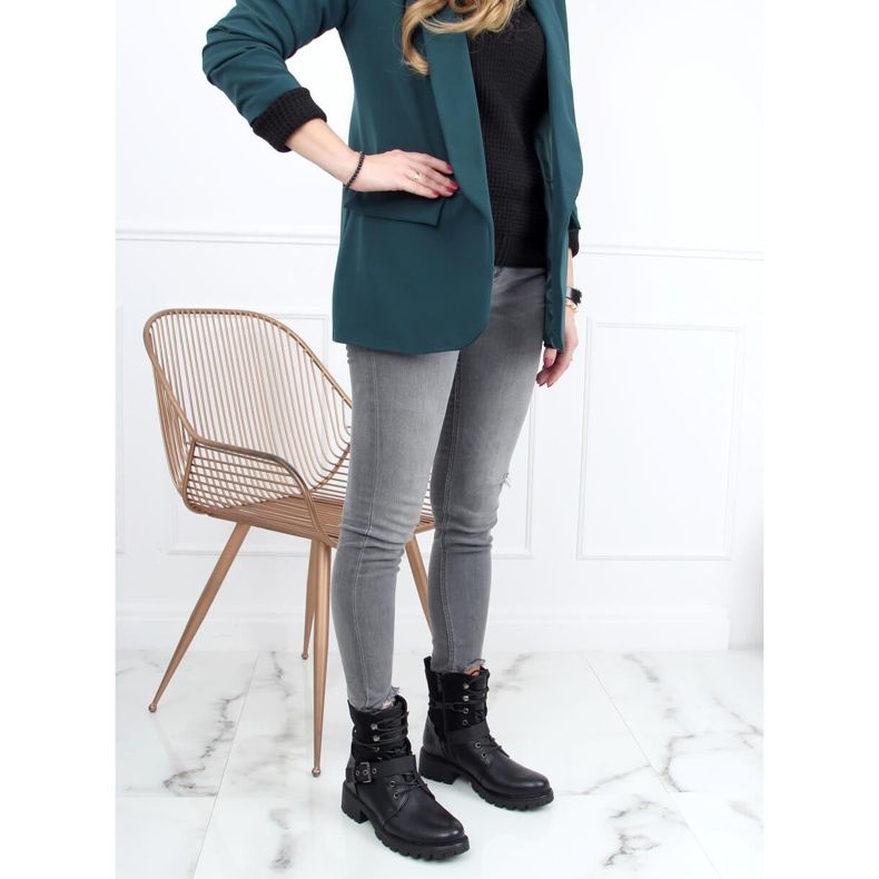 Botas de trabalho pretas 1215-PA pretas preto 1