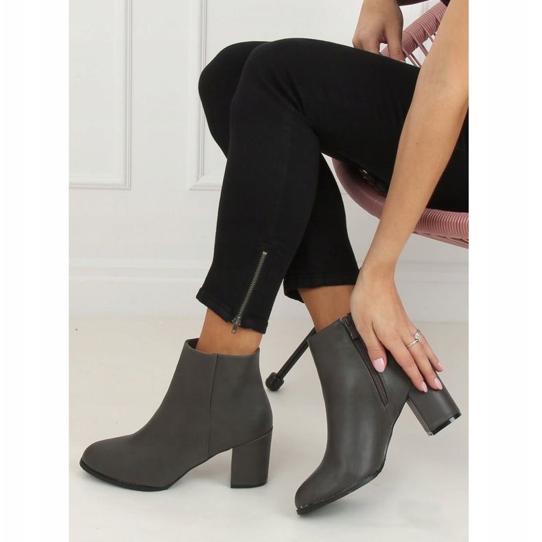 Salto alto cinza clássico 77-71 Gray 1 Salto alto cinza clássico 77-71 Gray 1