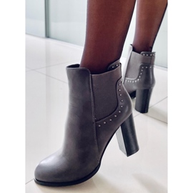 Clássico cinza salto alto cinza 88097 cinza 1