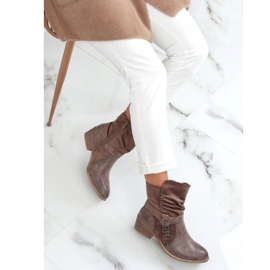 Botas femininas bege Z1122 Khaki 2 Botas femininas bege Z1122 Khaki 2