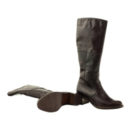 Botas femininas marrons Anabelle 503 castanho 3