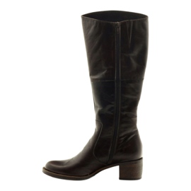 Botas femininas marrons Anabelle 503 marrom 2