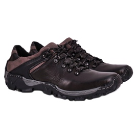 Bednarek Polish Shoes Tênis masculino de couro para caminhada bednarek preto 2