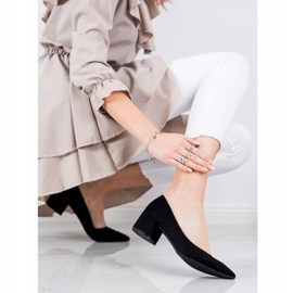 SHELOVET Bombas de salto baixo preto 1