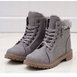 Caçadores cinza botas isoladas Dorfir 1