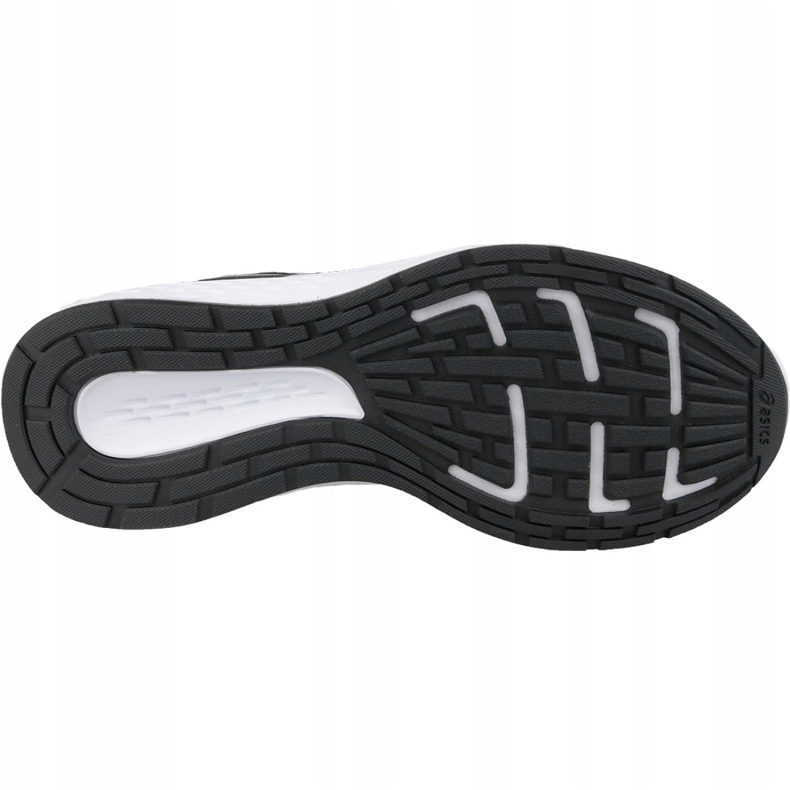 Tênis de corrida Asics Patriot 11 Gs Jr 1014A070-002 preto prata cinza 3