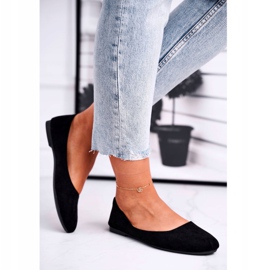 EVE Bailarinas de camurça feminina Black Lasota 1031 preto 2