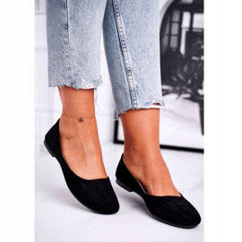 EVE Bailarinas de camurça feminina Black Lasota 1031 preto 3