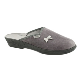 Sapatos femininos Befado pu 219D454 cinza 2