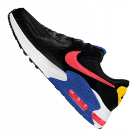 Sapata Nike Air Max Excee M CD4165-008 preto vermelho amarelo 1