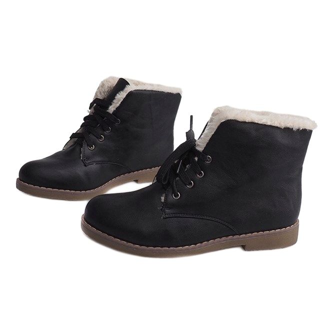 Botas Quentes Jodhpur Fur 05-3 Preto 1