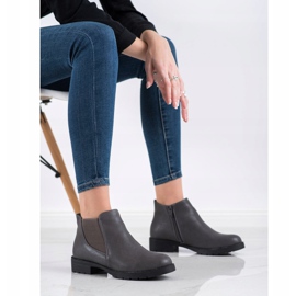 Nio Nio Botas cinza com zíper 1 Nio Nio Botas cinza com zíper 1
