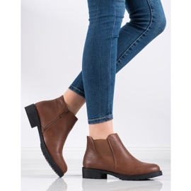 Nio Nio Botas marrons com zíper castanho 1