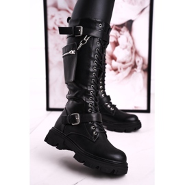 PS1 Botas quentes femininas com preto removível de rim Brooklyn 2