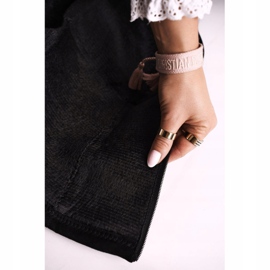 Botas altas femininas camurça preta Gracelyn preto 1