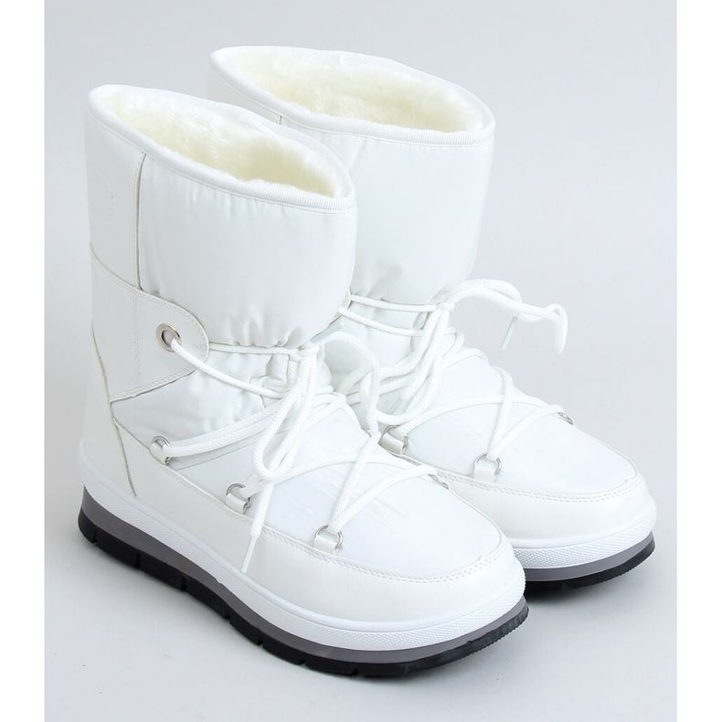 Botas de neve femininas brancas BY-1961 brancas branco 1