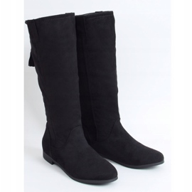 Botas rasas femininas pretas ST-01P pretas preto 1