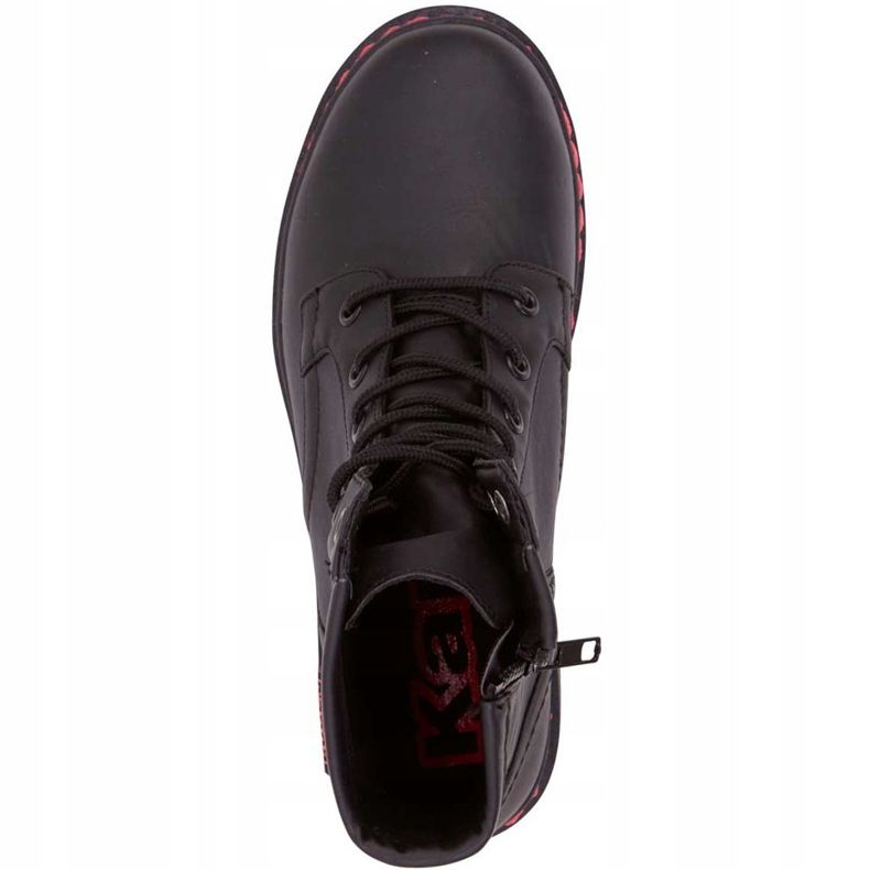 Sapatos femininos Kappa Deenish preto e rosa 242885 1122 1