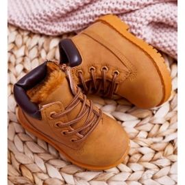 FRROCK Botas infantis para caçadores de calor Camel Dexter castanho castanho 2 FRROCK Botas infantis para caçadores de calor Camel Dexter castanho castanho 2