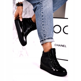 Haver Tênis feminino bota tornozelo Black Carol preto 2