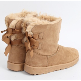 Botas de neve com arcos camel 256 Camel bege 1