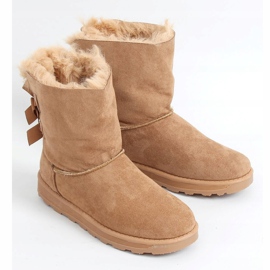 Botas de neve com arcos camel 256 Camel bege 2