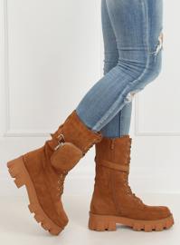 Botas de camelo com bolsa NC1111 Camel II Quality marrom 2
