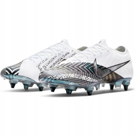 Chuteira Nike Mercurial Vapor 13 Elite Mds Sg Pro Ac M CK2032 110 azul, branco, preto branco 1