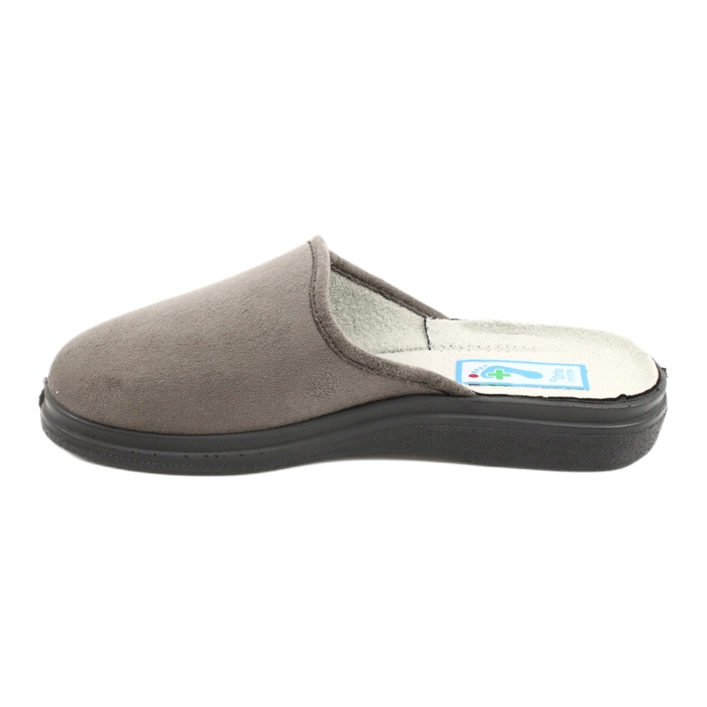 Sapatos femininos Befado pu 132D010 cinza 2