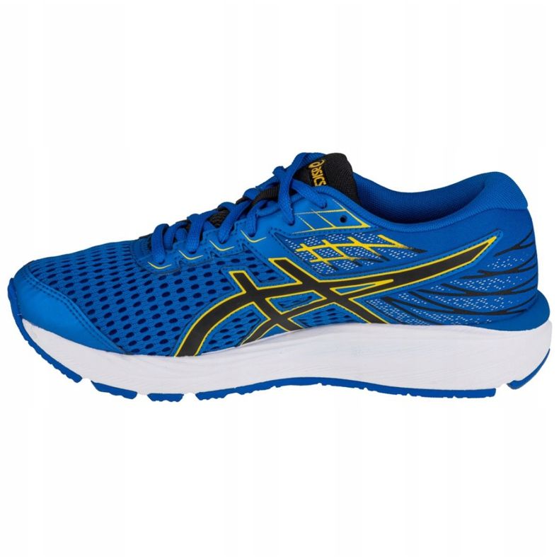 Asics Gel-Cumulus 21 Gs W 1014A069-401 preto azul amarelo 1